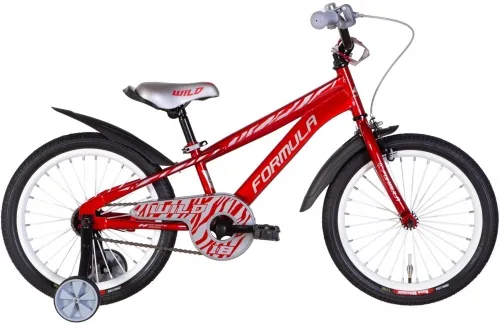 Велосипед 18 Formula WILD (2022) червоний з сірим