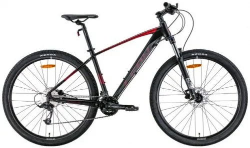 Велосипед 29 Leon TN-70 AM HDD (2022) черный с красным (м)