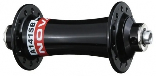 Втулка передняя NOVATEC A141SB 36H QR 108mm под эксцентрик алюм. black