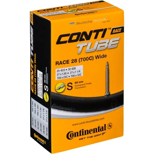 Камера 28 Continental Race Tube Wide S60 (25-622->32-630) (125g)