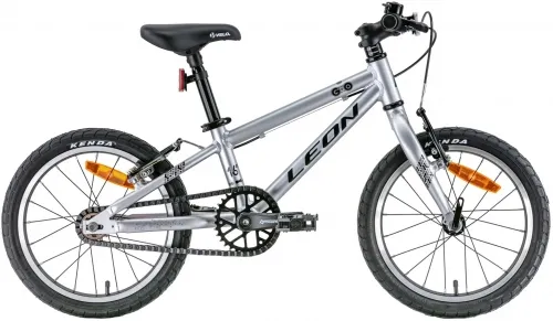Велосипед 16 Leon GO Vbr (2022) сірий з чорним