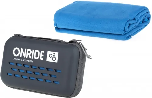 Рушник з мікрофібри ONRIDE Wipe 20 (120х60 см) блакитний у кейсі