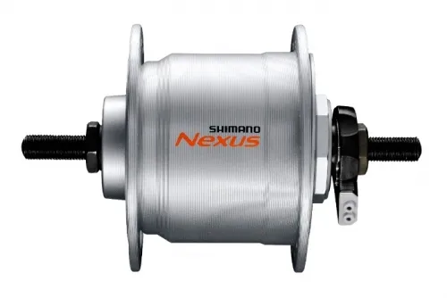 Динамо-втулка Shimano DH-C3000-3N-NT, NEXUS, 6V 3.0W, 36H OLD:100MM, 140MM на гайках, W/SM-DH10 silver