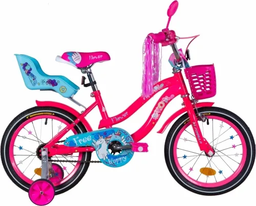 Велосипед 16 Formula FLOWER PREMIUM (2021) рожевий