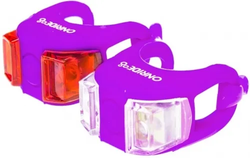 Набор света ONRIDE силиконовая Dual фиолетовый, батарейки