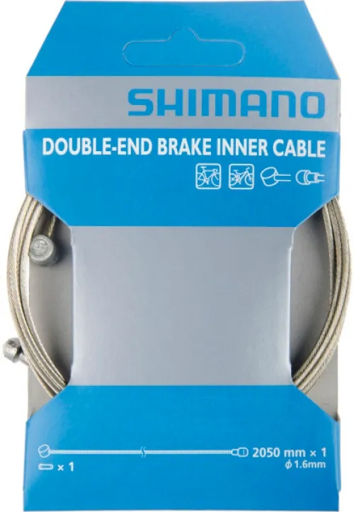 Трос для гальмів Shimano МТВ/шосе, нерж. (2050Х1.6мм)