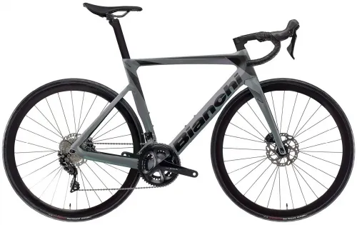 Велосипед 28 Bianchi Oltre Race 105 DI2 12sp (2024) graphite cangiante/graphite matt