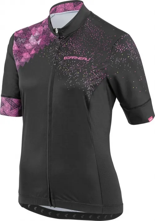 Футболка женская Garneau W'S Equipe II jersey черно-фиолетовая