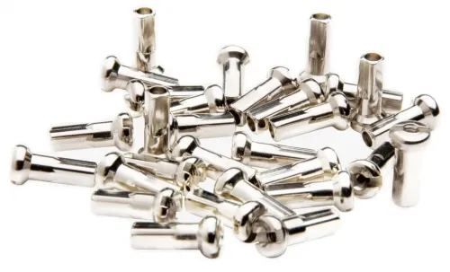 Ніпель Race Face 14G, 14х2 мм, латунь, silver, 28 шт.
