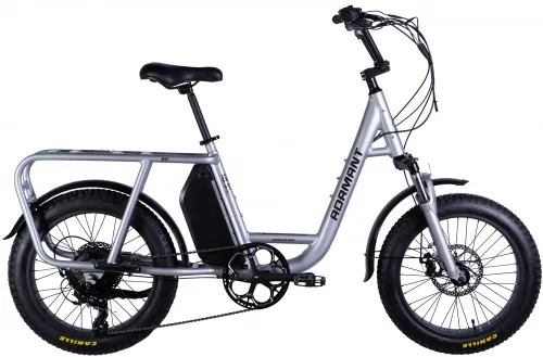 Велосипед 20 Dorozhnik eADAMANT DD FR 48B 17.5А*г 500Вт (2025) срiблястий