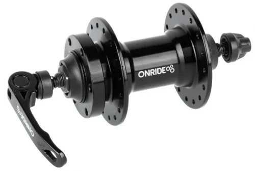 Втулка передня ONRIDE Hub 20F, 32H, QR 100mm, disc 6 bolt, black