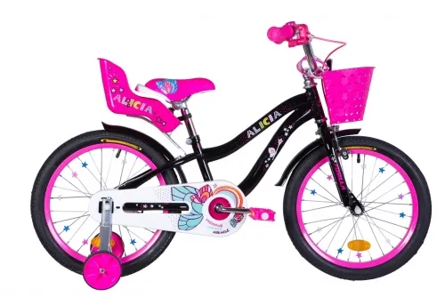 Велосипед 18 Formula ALICIA (2021) черный с розовым
