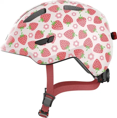 Шлем детский ABUS SMILEY 3.0 LED Rose Strawberry