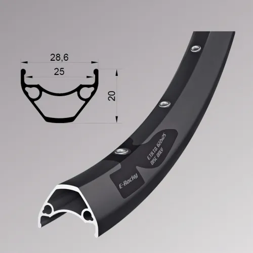 Обід 29'' Remerx E- ROCKY RX 3025 (622x25 mm) 36H піст. FV black