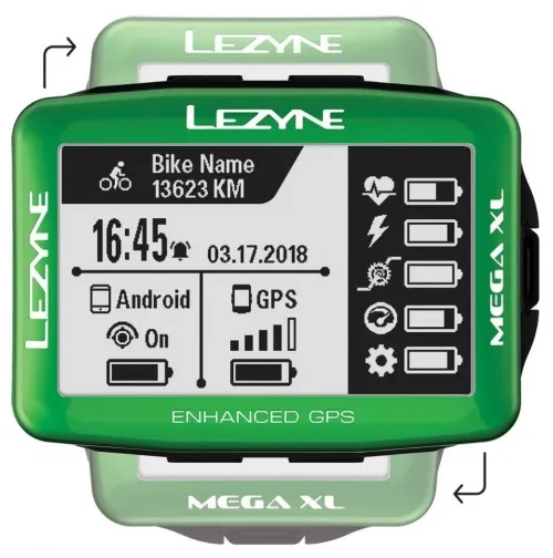 Велокомп'ютер Lezyne Mega XL GPS Limited Green Edition