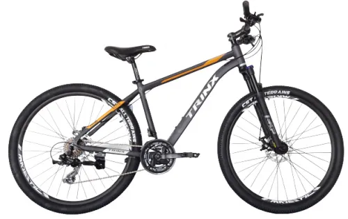 Велосипед 27.5 Trinx M116 Elite (2021) Matt-Grey-Orange-Grey