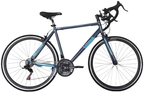 Велосипед 28 Trinx Tempo 1.0 (2021) Grey-Blue-White