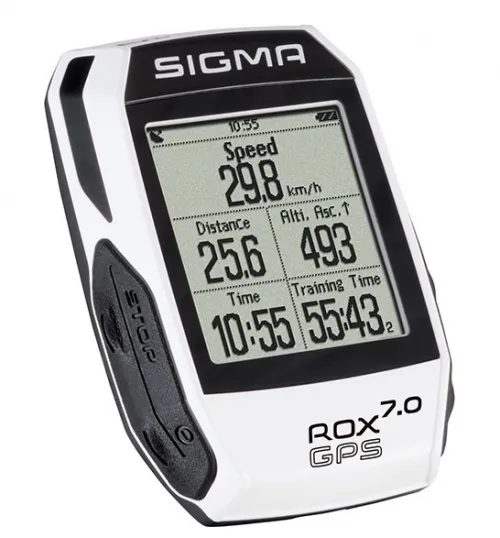 Велокомп'ютер Sigma ROX 7.0 GPS white