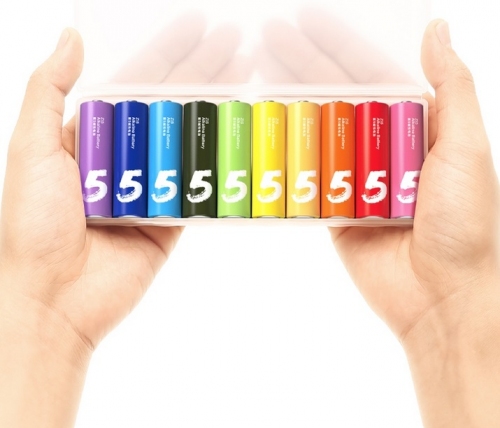 Батарейки Xiaomi ZMi AA batteries 10 шт ZI5 Rainbow