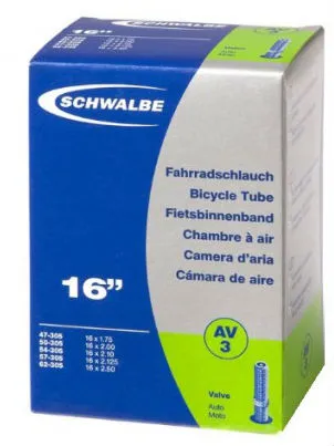 Камера 16 (47/62x305) a/v 40мм Schwalbe AV3 IB AGV