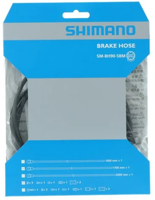 Гидролиния Shimano DEORE XT SM-BH90-SBM-LL для дисковых тормозов, 1700мм черный