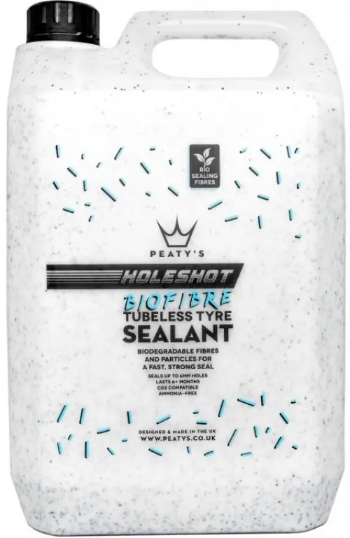 Герметик безкамерний Peaty's Holeshot BioFibre Tubeless Tyre Sealant 5L