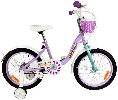 Велосипед 16 RoyalBaby Chipmunk MM Girls 16 (OFFICIAL UA) фиолетовый
