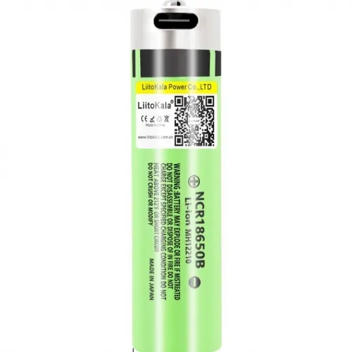 Акумулятор LiitoKala Lii-USB-34B 18650 3400 mah