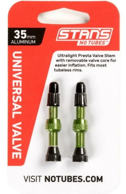 Ніпель Stan's Notubes FV (2шт блістер) green