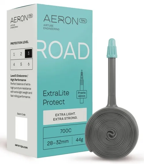 Камера 28 700x28c/32c AERON TPU Road ExtraLite Protect FV 42mm (44g)