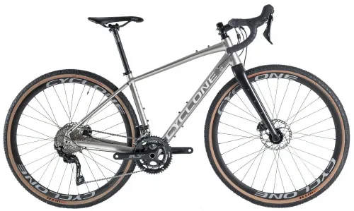 Велосипед 28 Cyclone GSX (2022) сірий матовий