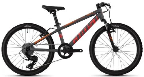 Велосипед 20 Ghost Kato Essential (2021) darksilver/red