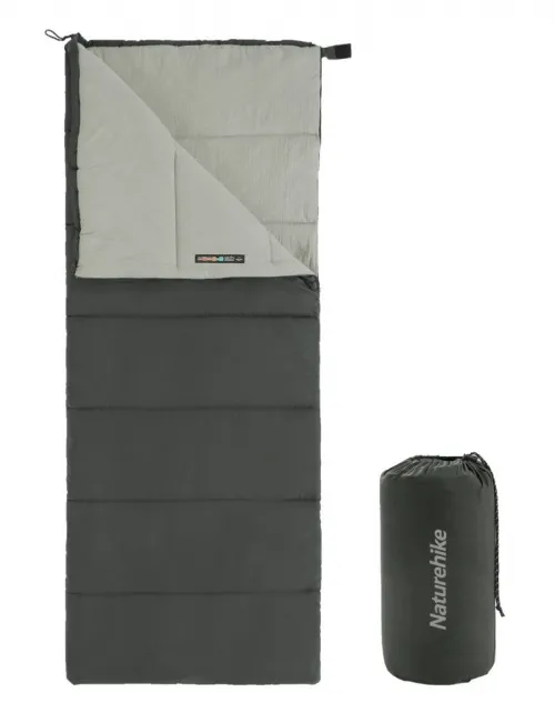 Спальный мешок Naturehike F150 NH22MSD05 (13°C) 190 см (левый), graphite