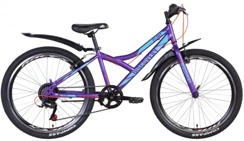 Велосипед 24 Discovery FLINT (2021) фіолетовий