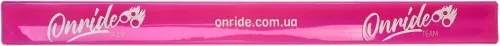 Світловідбиваюча смужка ONRIDE Тім 3х34см рожева