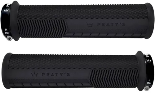 Грипсы Peaty's Monarch Grip Knurl Thin 30>32mm Race Control Black