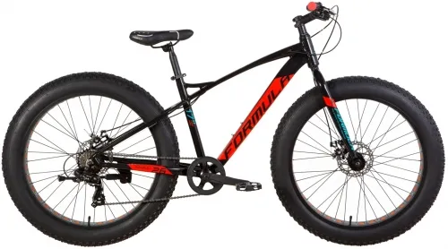 Велосипед 26 Formula PALADIN DD (2021) чорно-червоний з бірюзовим