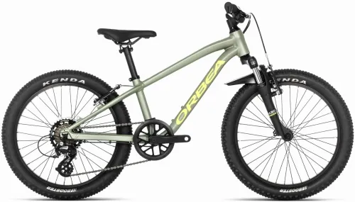 Велосипед 20 Orbea MX 20 XC (2025) metallic green artichoke matt/yellow matt