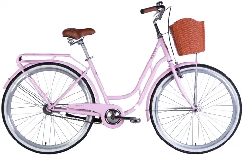 Велосипед 28 Dorozhnik RETRO Velosteel (2025) светло-розовый