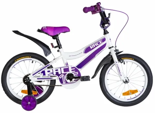 Велосипед 16 Formula RACE (2021) біло-фіолетовий