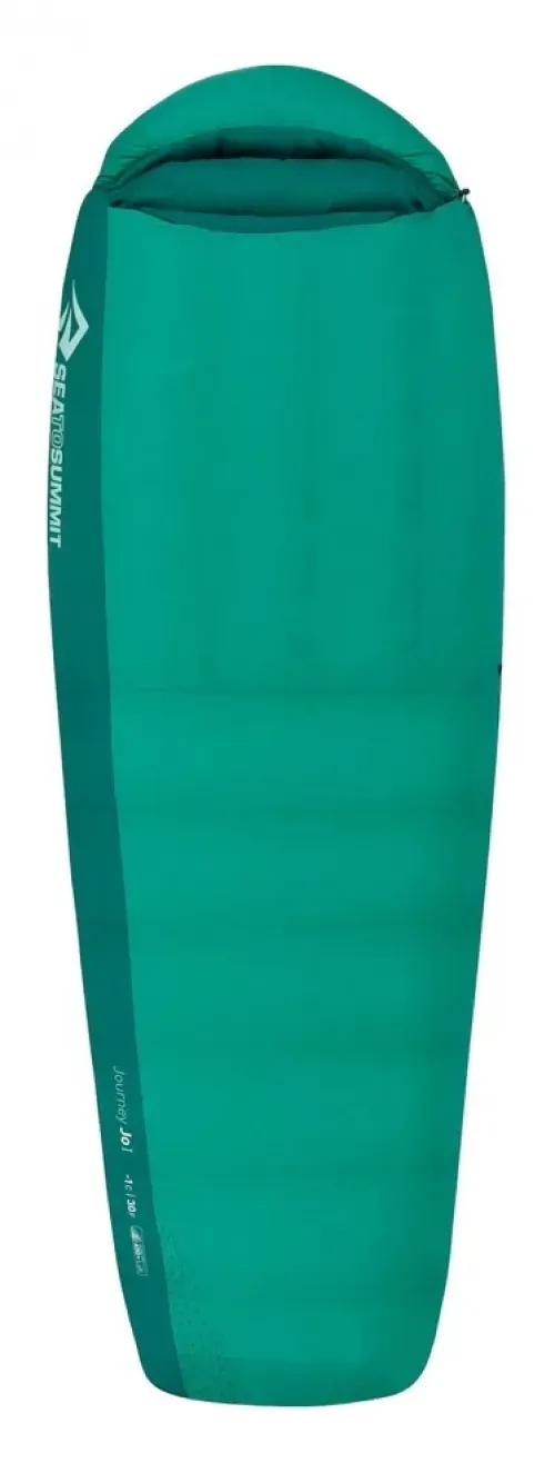Спальный мешок Sea to Summit Journey JoII (-8/-15°C) 170 см, emerald/peacock правый