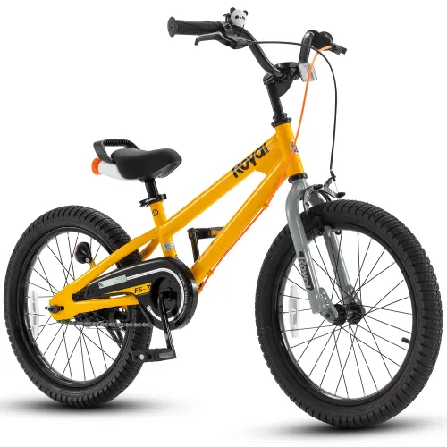 Велосипед 18 RoyalBaby Freestyle 7TH (2024) OFFICIAL UA жовтий
