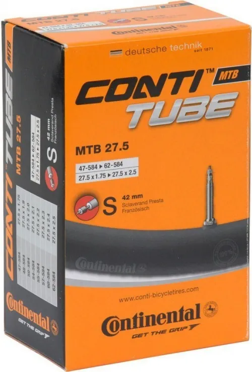 Камера 27.5 Continental MTB Tube S42 (47-584->62-584) (230g)