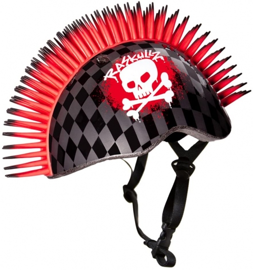 Шлем C-Preme Raskullz Skull Hawk черно-красный