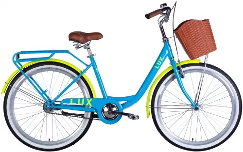 Велосипед 26 Dorozhnik LUX Velosteel (2025) голубой
