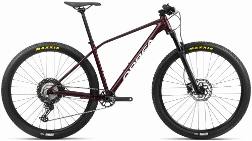 Велосипед 29 Orbea ALMA H30 (2025) metallic dark red/chic white gloss