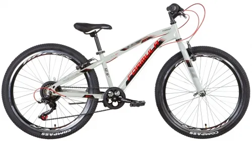 Велосипед 24 Formula FOREST Vbr (2022) серо-красный