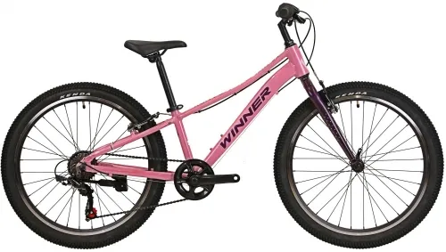 Велосипед 24 Winner CANDY (2024) рожевий