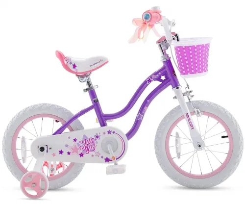 Велосипед 14 RoyalBaby STAR GIRL пурпурний