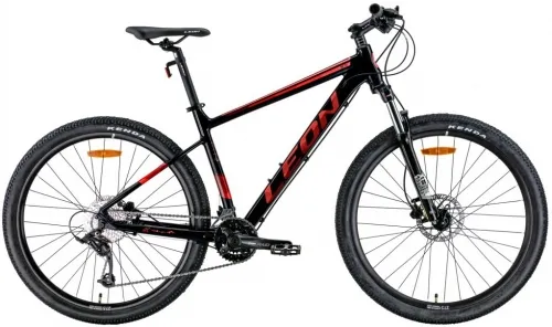Велосипед 27.5 Leon XC-70 AM HDD (2022) черный с красным (м)